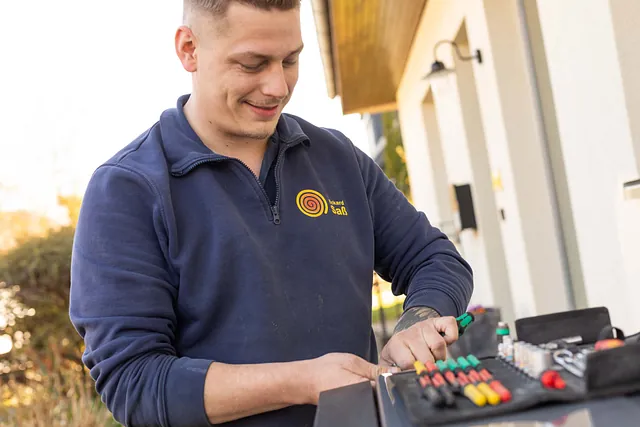 Mitarbeiter bei der Arbeit